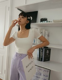 Breezy Cool Side Scrunch Top