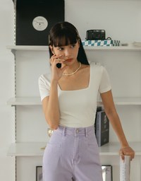 Breezy Cool Side Scrunch Top