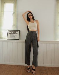 【Air 2.0】Cooling Hollowed Back Tank Bra Top ( With Padding)