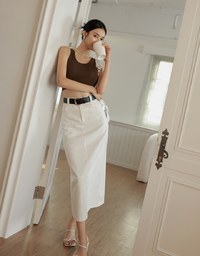 【Air 2.0】Cooling Hollowed Back Tank Bra Top ( With Padding)