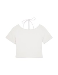 Halter Neck Scrunch Crop Top