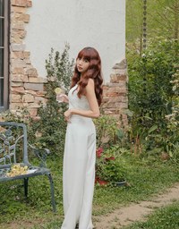 Edgy Chic Suit Pants Set Wear (With Padding)