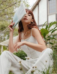 Edgy Chic Suit Pants Set Wear (With Padding)