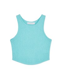 Plain Color Knit Crop Tank Top