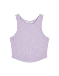 Plain Color Knit Crop Tank Top