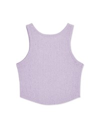 Plain Color Knit Crop Tank Top
