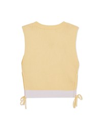 Side Drawstring Crop Tank Top