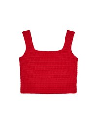 Textured Knitted Tank Top