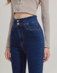 Mermaid Waistline Denim Jeans