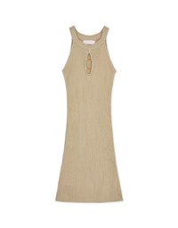 Shaved Shoulder Hollow Hip Wrap Mini Dress