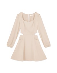 Side Waist Hollow Mini Dress