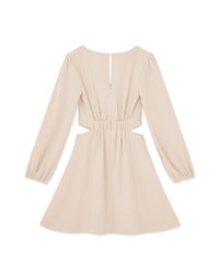 Side Waist Hollow Mini Dress