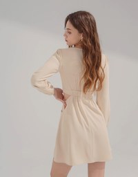 Side Waist Hollow Mini Dress