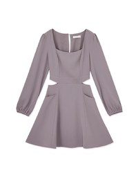 Side Waist Hollow Mini Dress