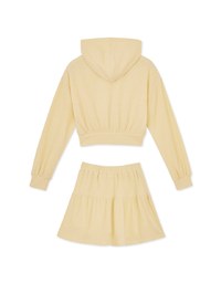 Comfortable Hooded Skirt Suit