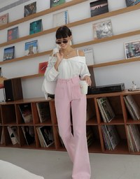Off Shoulder Thin Strap Ruffled Hem Top