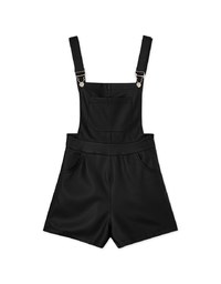 Stylish Leather Suspender Shorts