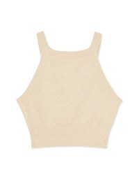 Love Shape Button Knitted Cami Top