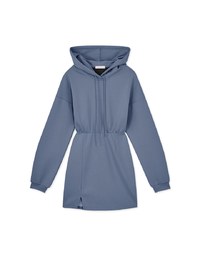 Casual Cotton Hooded Short Dress
