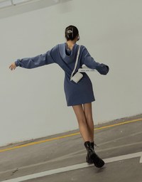 Casual Cotton Hooded Short Dress