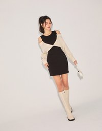 Casual Patchwork Dress