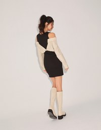 Casual Patchwork Dress