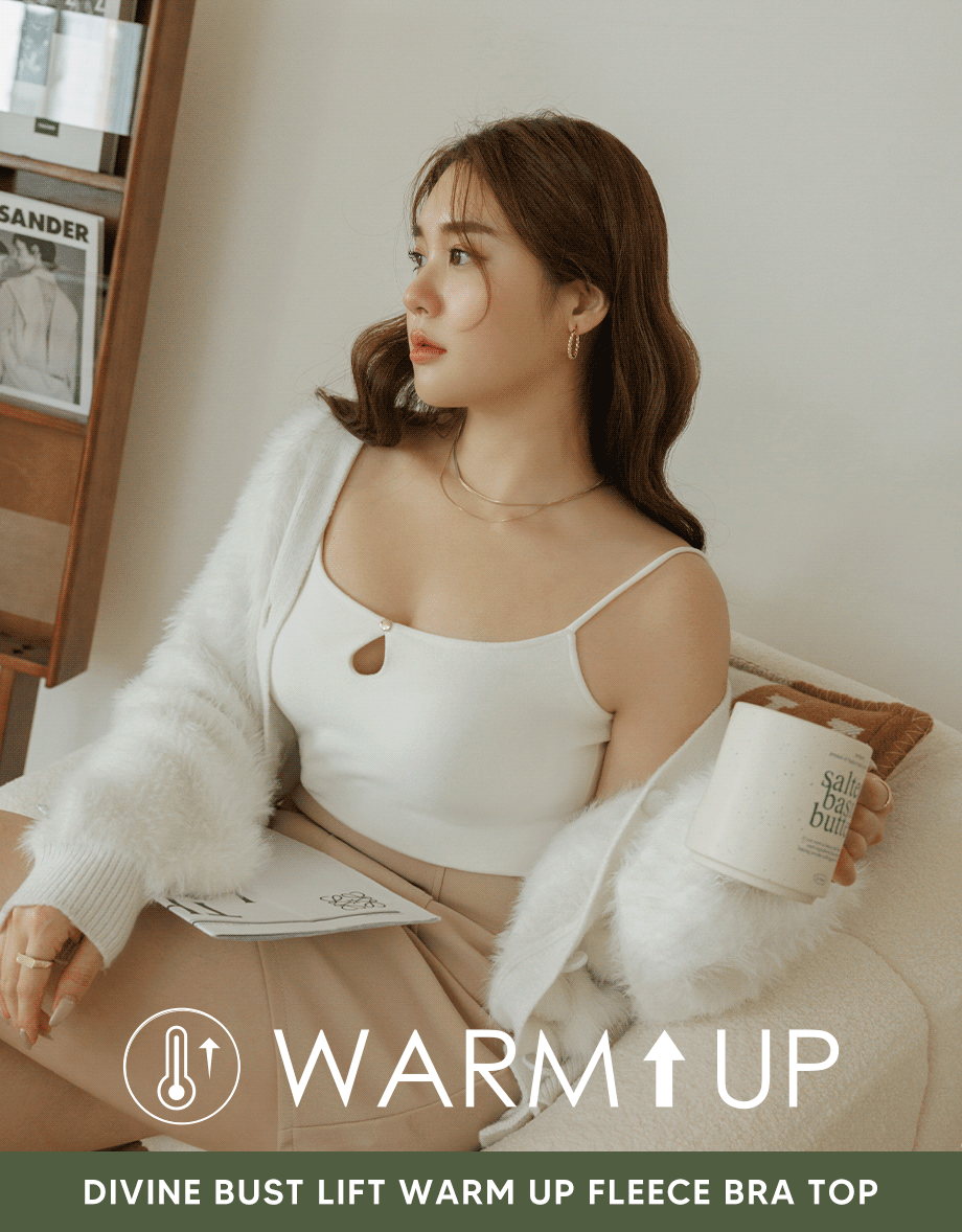 Thin Shoulder Heattech Bra Top