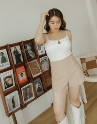 Thin Shoulder Heattech Bra Top