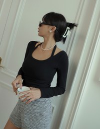Halter Neck Heattech Bra Top