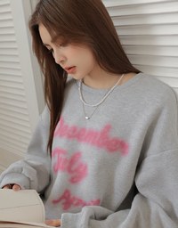 Western Spray Style Fleece Long Top