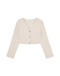 Classic Tweed Woolen Top