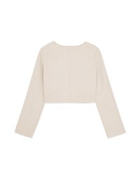 Classic Tweed Woolen Top
