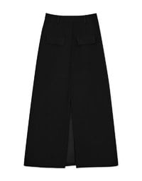 High Waist Slimming Slit Maxi Skirt