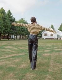 【ᴍᴇɪɢᴏ's Design】Fashionable Matte Leather Wide Pants
