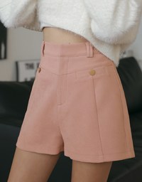 Plain Flannel Shorts