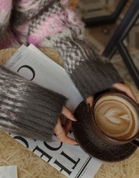 Contrast Color Knitted Top