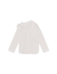 Sexy Lazy Off-Shoulder Open Collar Blouse