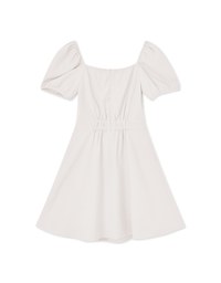 Sweet Scrunch Puff Short Dress