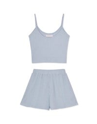 Thin Strap Tank Top Casual Set (With Padding)