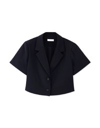 Textured Lapel Suit Blaze Jacket (With Shoulder Pads)