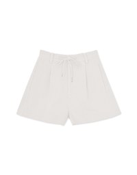 Heavyweight Denim Pleated Shorts
