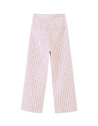 Bohemian Boho Style Tweed High Waisted Wide Pants Culottes
