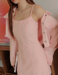 Classic Denim Vest Dress