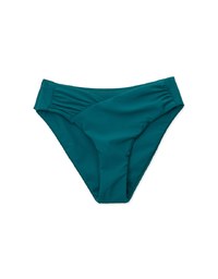 Asymmetrical Ruched Bikini Bottom