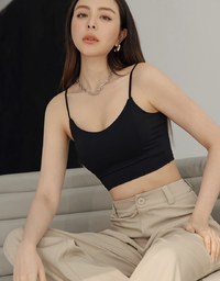 Soft Skin Thin Strap Bra Top