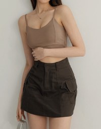 Soft Skin Thin Strap Bra Top