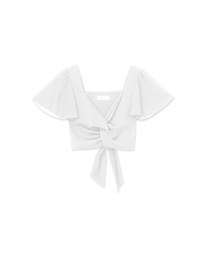 2WAY Sheer Tie Strap Top
