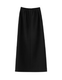 Asymmetrical Front Slit Long Skirt