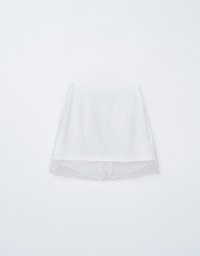 French Sheer Layered Mini Skirt