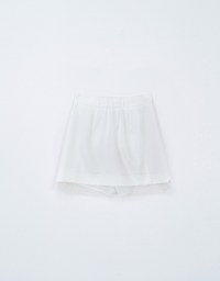 French Sheer Layered Mini Skirt